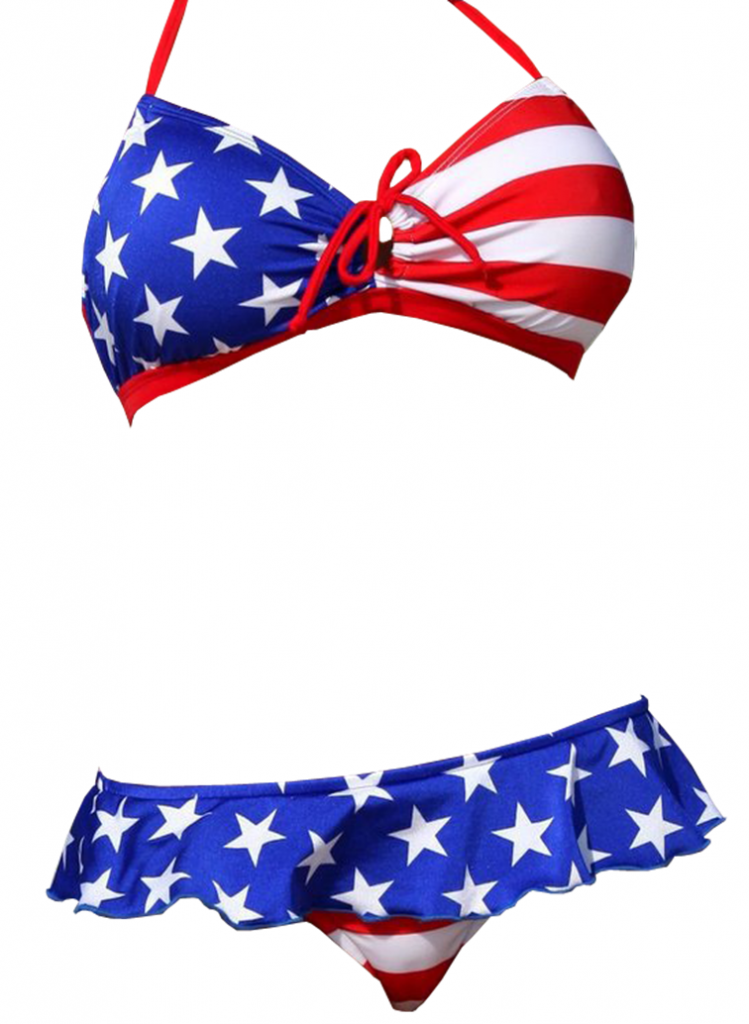 Women’s American Flag Bikinis and Tankinis Are Always In Style
